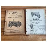 (2) Case L + 350 Tractor Parts Catalogs
