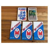(5) McCurdy Pocket Product Guide Notebooks