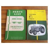(2) John Deere Tractor Manuals