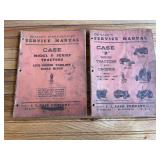 (2) Case D Tractor Manuals