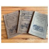(3) IHC McCormick-Deering Tractor Manuals