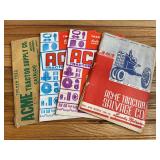 (4) ACME Tractor Supply Catalogs