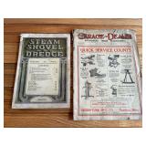 (2) Steam Shovel & Dredge + Garage Dealer Magazines