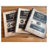(3) IH McCormick-Deering Tractor Parts Catalogs