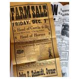 (4) Auction Flyers