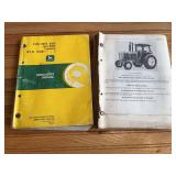 (2) John Deere Tractor Manuals