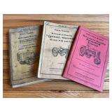 (3) IHC McCormick-Deering Tractor + Crawler Manuals