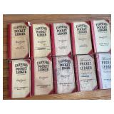 (10) John Deere Farmers Pocket Ledgers