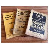 (3) IH Tractor Parts Catalogs