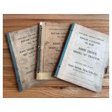 (3) John Deere Tractor Repair Catalogs