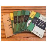 (8) John Deere Manuals