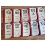 (10) John Deere Farmers Pocket Ledgers