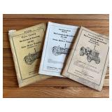 (3) IHC McCormick-Deering Tractor Manuals