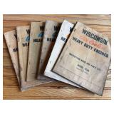 (6) Wisconsin Engine Manuals