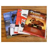 (5) JCB, Bobcat, New Holland Sales Literature