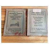 (2) Case Repair Price Lists