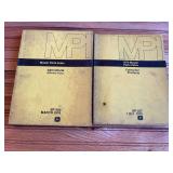 (2) 1976 John Deere Master Parts Index