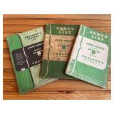 (3) John Deere B Tractor Manuals