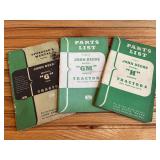 (3) John Deere Tractor Manuals