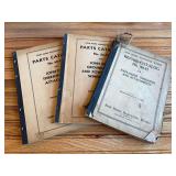 (3) John Deere Harvester Works Catalogs