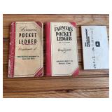 (3) John Deere Farmers Pocket Ledgers