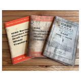 (3) Case Tractor Manuals