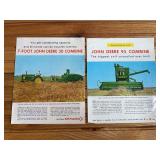 (2) John Deere Combine Sales Literature