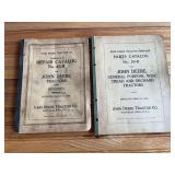 (2) John Deere Tractor Repair Catalogs