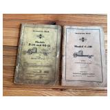 (2) International Truck Manuals