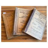 (3) John Deere Harvester Works Repair Catalogs