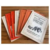 (8) AC Plow Manuals