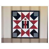 International Harvester Wood Barn Quilt