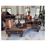 Jewel No. 1 Steam Engine and Red Jacket Pump
