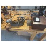 Live Steam Engine Model with Volt Meter