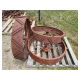 (3) Steel Wheels