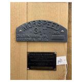 (2) Press Nameplates