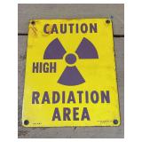 Radiation Area Sign