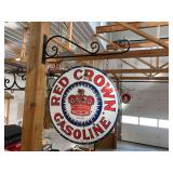 Red Crown Gasoline Sign