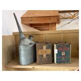 (3) Oil Cans