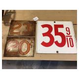 (3) Gas Price Signs