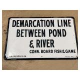Connecticut Fishing Sign