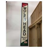Wolf’s Head Motor Oil Sign