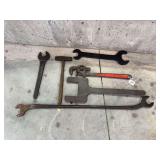 Lot of Large Wrenches