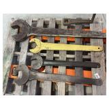 Group of Large wrenches