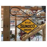 Sunoco Grease and Oils Sign