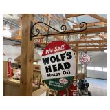 Wolf’s Head Oil Sign
