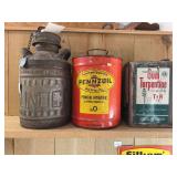 (3) 5 Gallon Cans