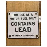 Gasoline Sign