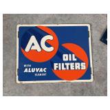 AC Oil Filter Sign