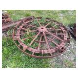 (2) Oliver Steel Wheels